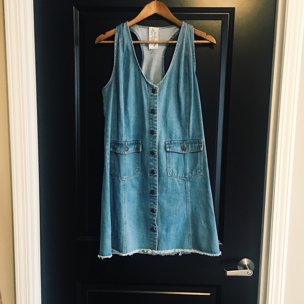 Bohme Boutique Overall Jean Dress